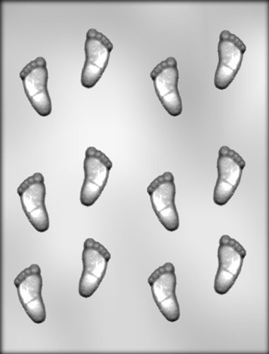 CK Products 1-1/2-Inch Foot Prints Chocolate Mold