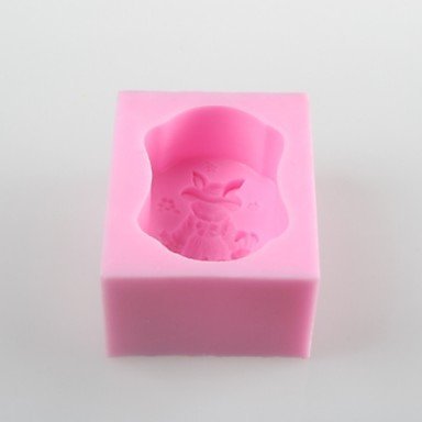 Sher Rabbit Mother and Son Shaped Soap Molds Wedding Mould Fondant Cake Chocolate Silicone Mold, Decoration Tools... N2