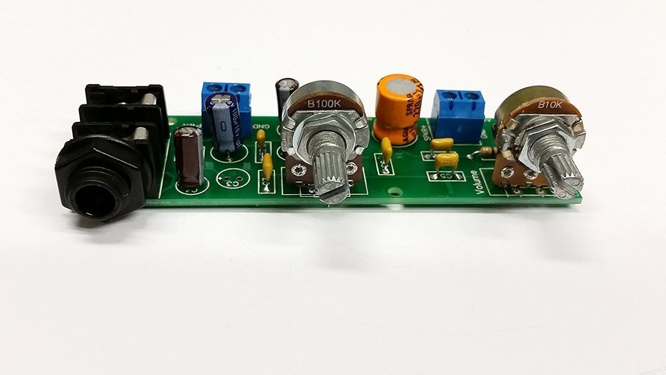 LM386 Audio Amplifier (1/4" headphone jack IN / 2 pin Out) N3