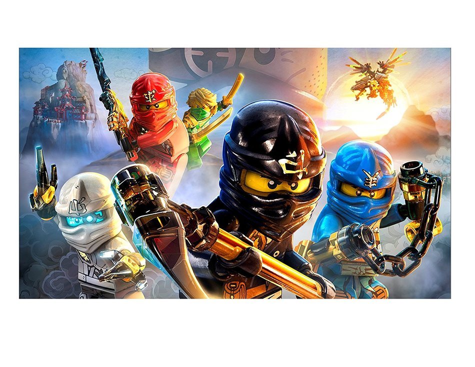 Ninjago Ninja Lego Edible Image Photo Cake Topper Sheet Birthday Party Event - 1/4 Sheet - 14610