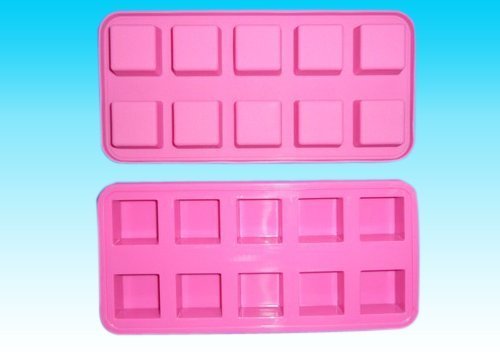 Creativemoldstore 1pcs 10-Small Square (HY1-038) Food Grade Silicone Chocolate/Jelly/Pudding/Ice/Candy DIY Mould