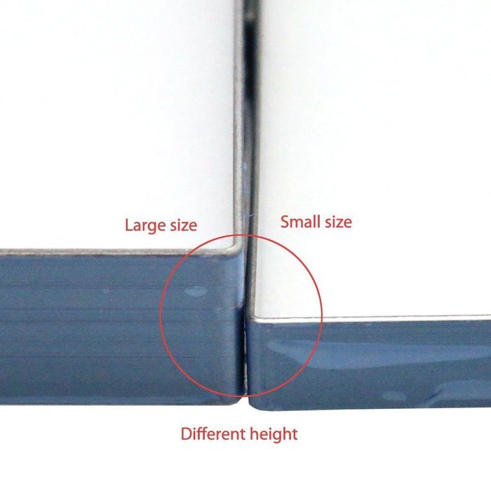Hanason Stainless Steel Rings Square Molding Plating Forming Cake Mousse Rings 2pcs N3