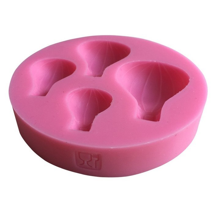 LYNCH 3D Air Balloon Silicone Cake Fondant Mold Kitchen Accessories,Pink N2