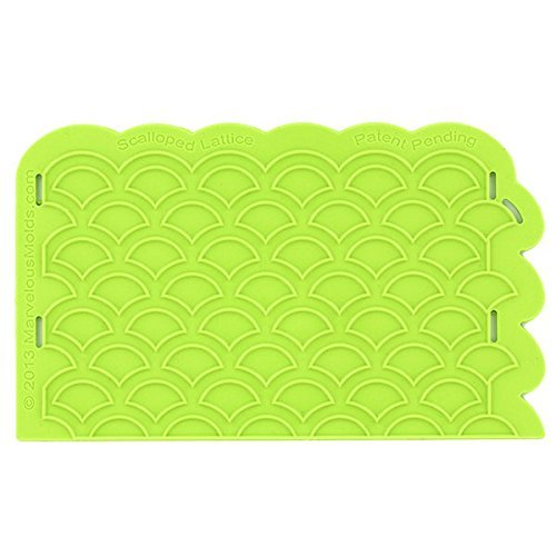 Scalloped Lattice Onlay Mold by Marvelous Molds N3