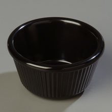 Cobalt Blue Heavy Weight Melamine Fluted Ramekin 4 Ounce -- 48 per case N4