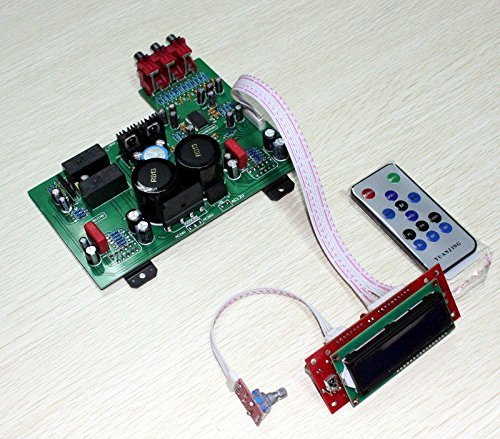 LM3886 Power supply amplifier board & Remote LCD display screen 68W+68W