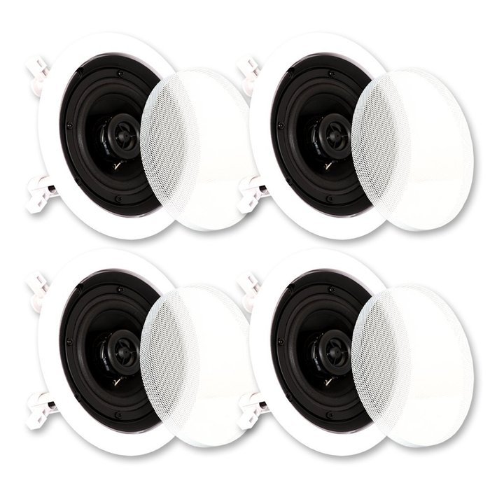 Theater Solutions CS4C In Ceiling Speakers Surround Sound Home Theater 2 Pair Pack 2CS4C