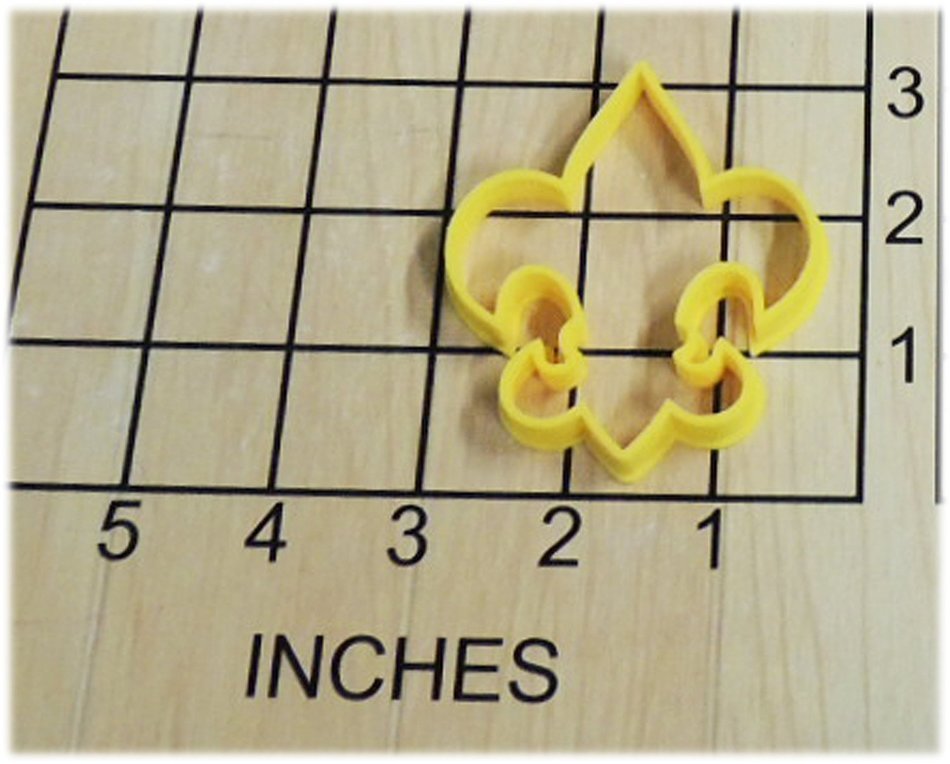 Fleur De Lis Fondant Cookie Cutter and Stamp #1369