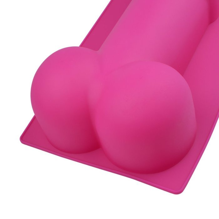 Vi Bachelorette Party Penis Cake Mold Silicone, Hilarious Jelly Mold, Funny Loaf Pan, 11 Inch N4