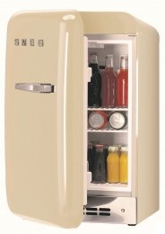 Smeg FAB5ULP 16" Compact 50's Retro Style Mini Refrigerator with 1.5 cu. ft. Capacity Absorption Cooling Automatic...