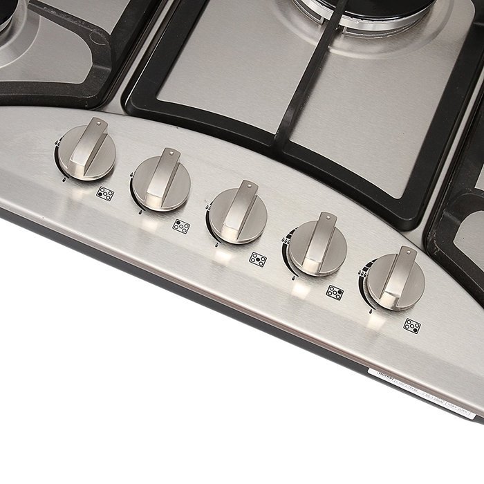 METAWELL 30" Stainless Steel 5 Burner Built-in Stoves NG Gas Hob Cooktops Cooker N4