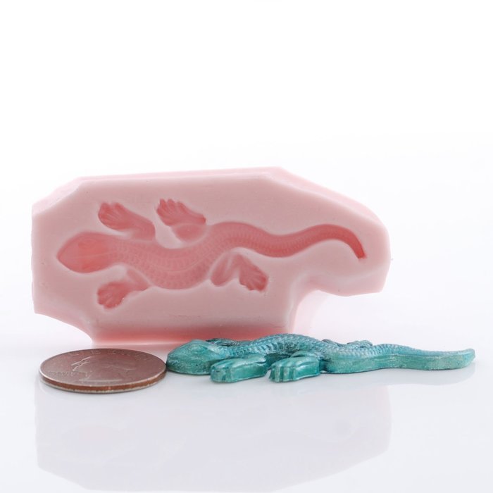 Small Lizard Silicone Mold Food Safe Mold Fondant Candy Craft Jewelry Resin Polymer Clay Mold N3