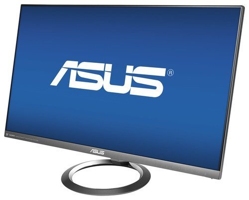Asus - ROG Designo 27" IPS LED WQHD Monitor - Black/Silver/Space Gray