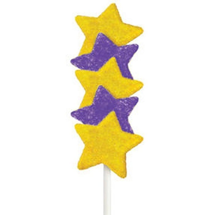Wilton 4-Cavity Stacked Stars Silicone Mold, Blue, Pack of 2 (2105-0546) N3