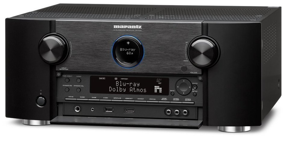 Marantz SR7010 9.2 Channel Full 4K Ultra HD AV Surround Receiver with Bluetooth & Wi-Fi N8