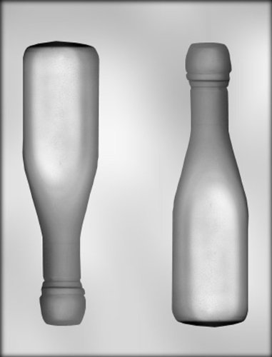 CK Products 7-Inch 3-D Champagne Bottle Chocolate Mold