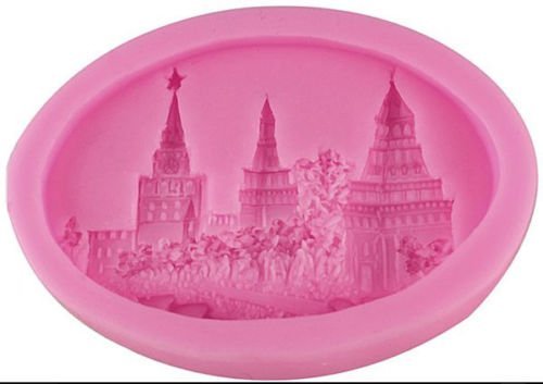 Silicone Mould Small Reusable, non-stick Hogwarts Castle Village Silicone Mold for Gum Paste,Fondant,Chocolate...