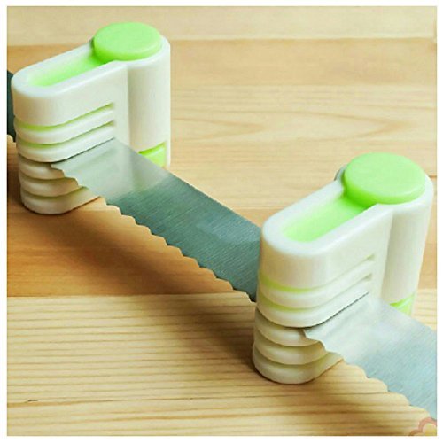 2 Piece Knife Guide Layer Cake Leveling Tool N4