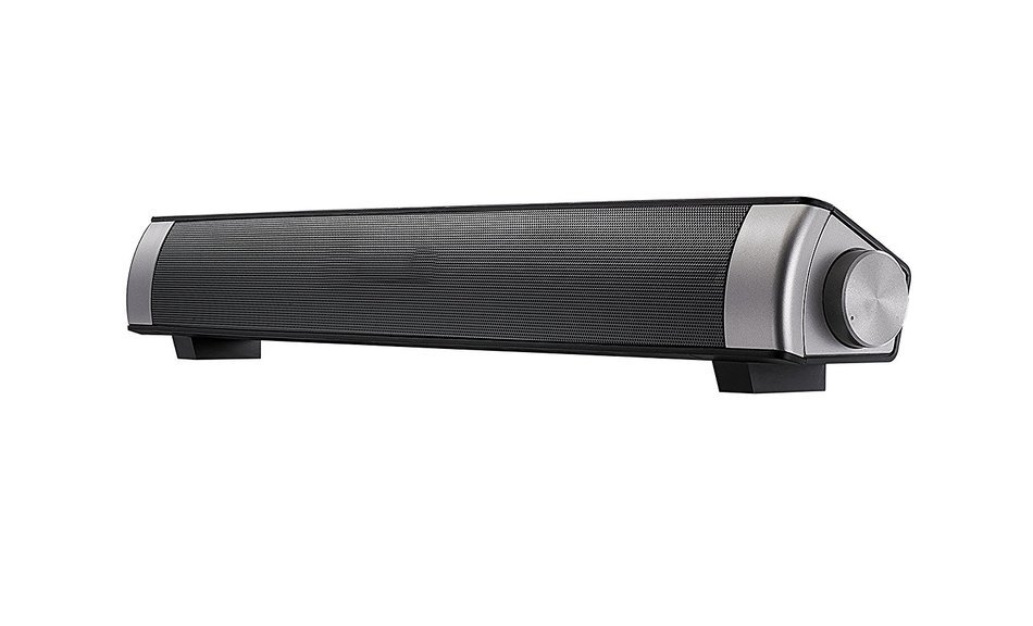 Zenex Sound Bar Bluetooth Speaker 2.0-Channel Home Theater Speaker System, Black (SP6088)