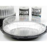 10 Inch High Dome Plastic Disposable/Reusable Pie Carrier #WJ45 (25) N4