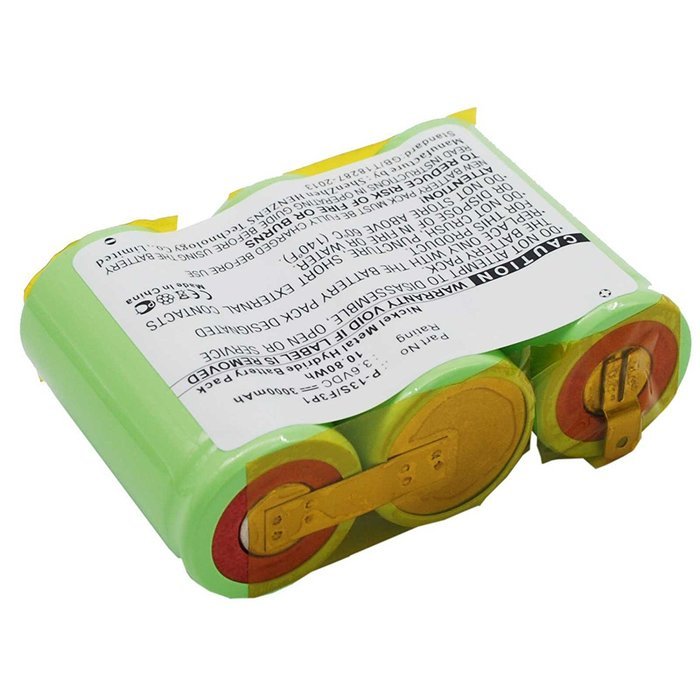 3x Fresh New Exell EBVB-180 NiMH 3.6V 3000mAh Vacuum Battery Fits DISSTON EGS1A1, EGS1A4, EGS6, HOOVER 300, HANDVAC... N2