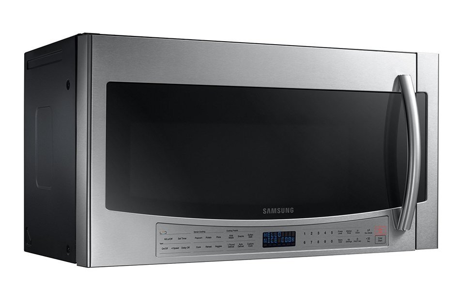 Samsung ME21F606Over-The-Range Microwave with Sensor Cooking, 2.1 Cubic Feet N2
