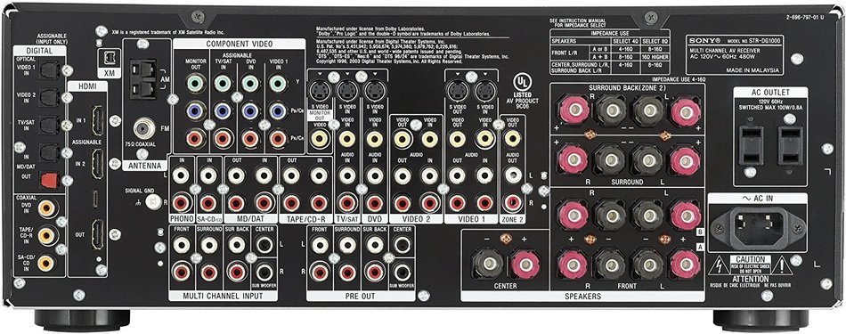 Sony STR-DG1000 7.1-Channel Home Theater Receiver (Discontinued by Manufacturer)