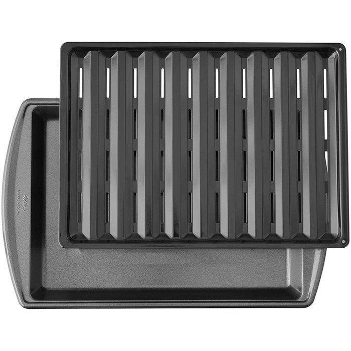 17-Inch Nonstick Broiler Pan in Gunmetal N4