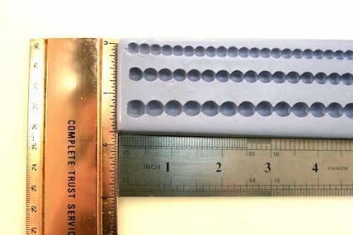 PEARLS 8MM, 6MM & 5MM SILICONE FOR CAKE BORDERS FONDANT GUM PASTE CHOCOLATE DECORATING N3