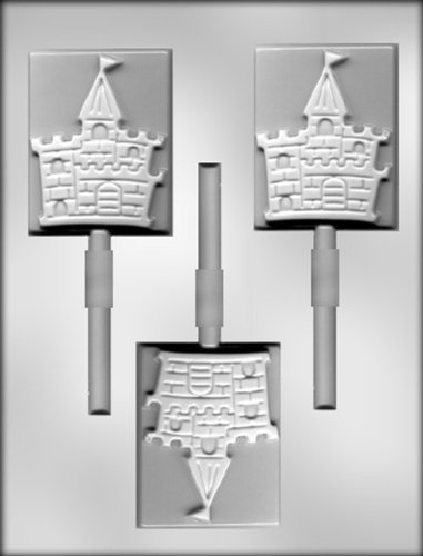 CK Products 3-Inch Castle Sucker Chocolate Mold