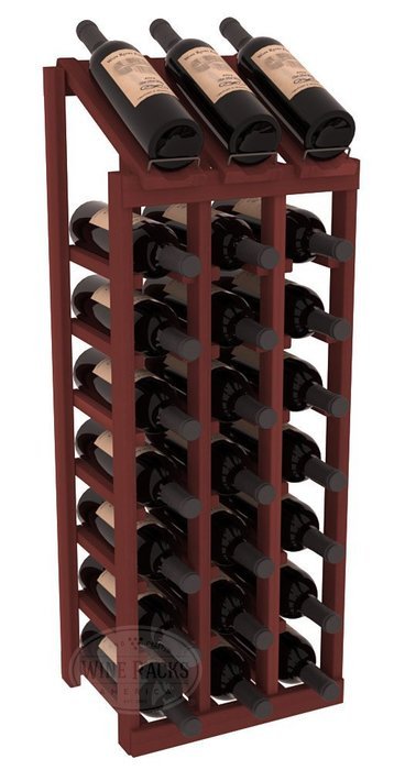 Wine Racks America Redwood 3 Column 8 Row Display Top Kit. 13 Stains to Choose From! N13
