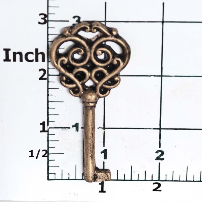 Skeleton Key Silicone Mold Food Safe Fondant, Chocolate, Candy, Resin, Polymer Clay Mold. Flexible easy to use... N2
