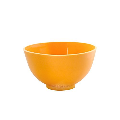 Appearus Flexible Rubber Mixing Bowl, Small, Orange
