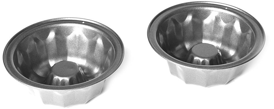 Chloe's Kitchen 201-507 Tube Pan 2-Piece Set, Mini