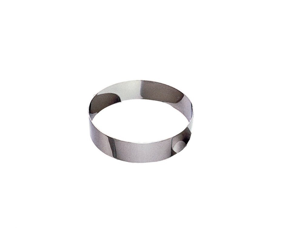 Paderno World Cuisine 4 Inch by 1 3/4 Inch Mousse Pastry Ring N2