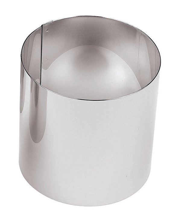 Paderno World Cuisine 4 Inch by 1 3/4 Inch Mousse Pastry Ring N3