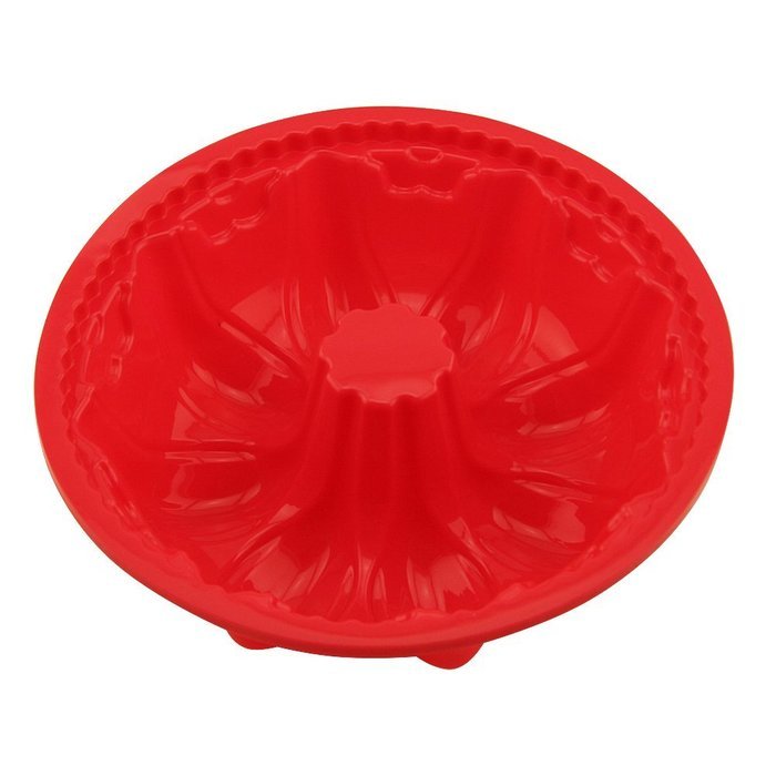 Sago Brothers Large Spiral Shaped Bundt Cake Pan, Flower Shaped Silicone Baking Mold Decorating Dessert Cake Pan... N5