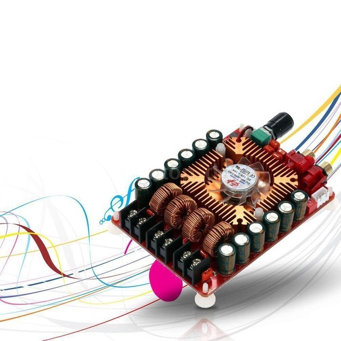 Industry Park TDA7498E DC 15-36V 2X160W 2 Channel Audio Stereo Digital Power Amplifier Board