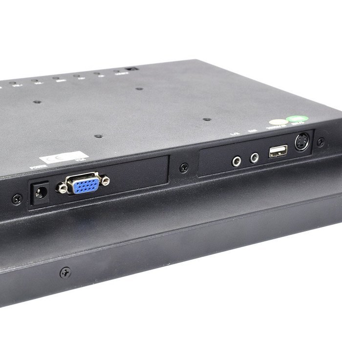 12.1 Inch Metal Frame Industrial Touch Screen Monitor VGA/AV Input Built-in Speaker Native... N6
