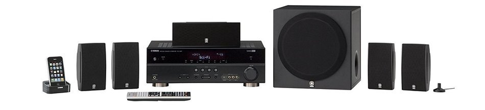 Yamaha YHT-593BL 5.1 Channel 525 Watt HTiB System (Each Black) (Discontinued by Manufacturer)