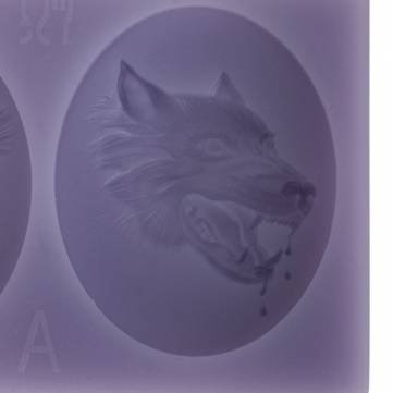UR Bakeware Wolf Head Shape Silicone Cake Mold Chocolate Mould N5