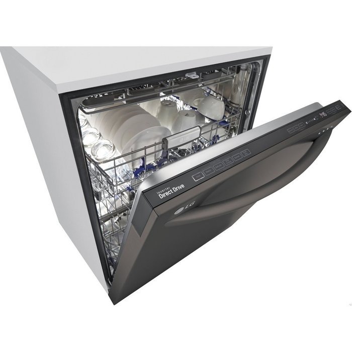 LG LDT9965BD 24" Fully Integrated Dishwasher with TrueSteam Generator, 15 Place Settings, 6 Cycles, Hidden SmoothTouch... N2