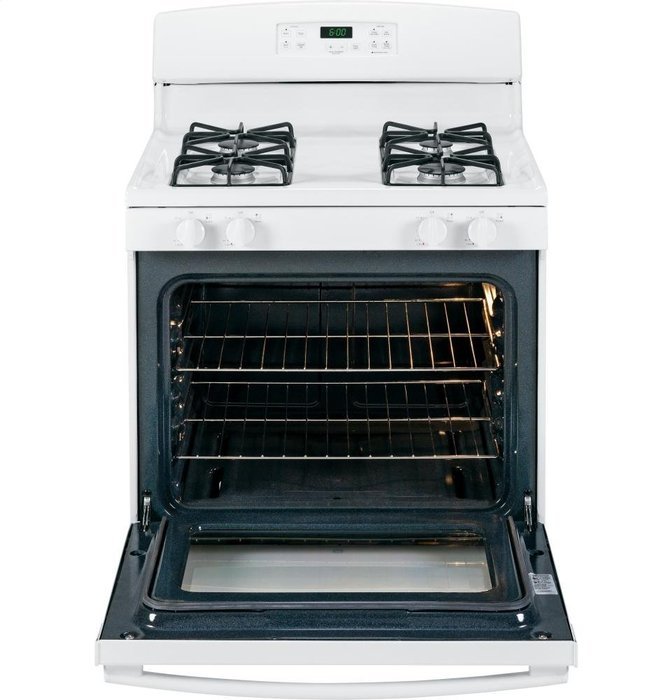 GE GIDDS-632173 30" 4.8 cu. ft. Free-Standing Gas Range, White N4