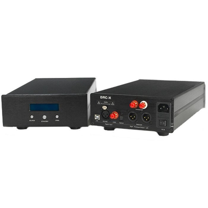 GUSTARD DAC-X9 XMOS DSD USB Balanced Analog Decoder Double Parallel WM8741 Black N4