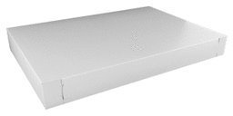 Dacotah Paper PR1029 1 Piece Sheet Cake Box, 19 x 14 x 4", White