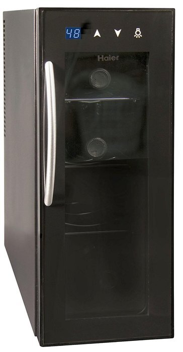 Haier HVTS04ABB 4-Bottle Wine Cellar, Black