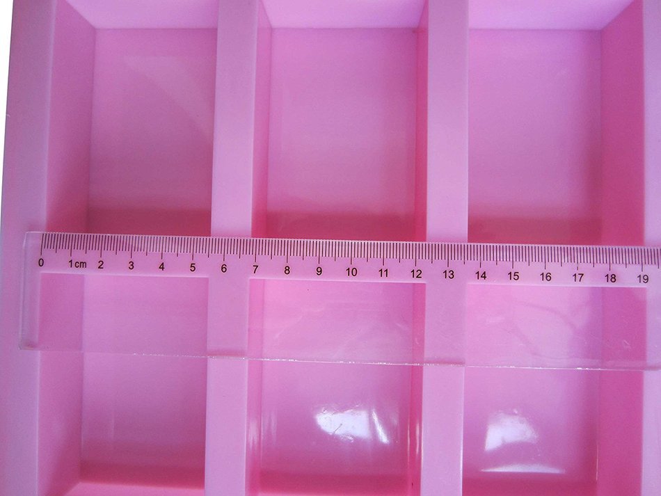 LeBeila Silicone Baking Mold 6 Cavity Large Rectangle Shape Mould Tray for Soap, Bread, Muffin, Loaf, Brownie,... N5