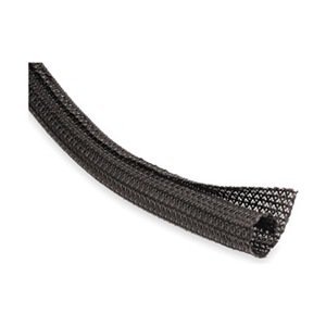 TechFlex F6N0.75BK F6 3/4" Braided Cable Sleeve Black 50 Feet