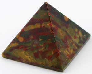 Bloodstone Pyramid 1 1/4"- 1 1/2" (30 to 40mm)
