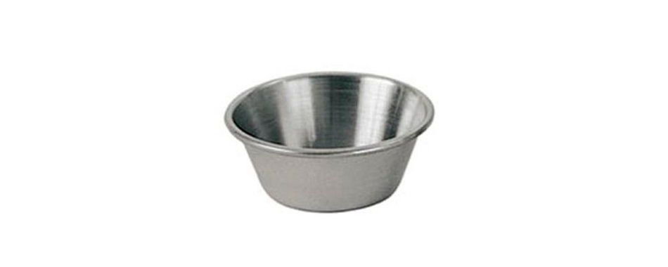 Update International SC-15 1.5 Oz. Stainless Steel Sauce Cup - Set of 6 Dozen
